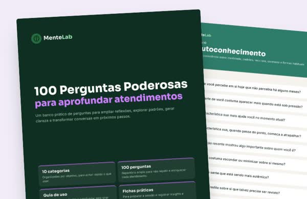 Capa e página de perguntas por tema